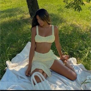 Princess Polly Lily Yellow Floral Set